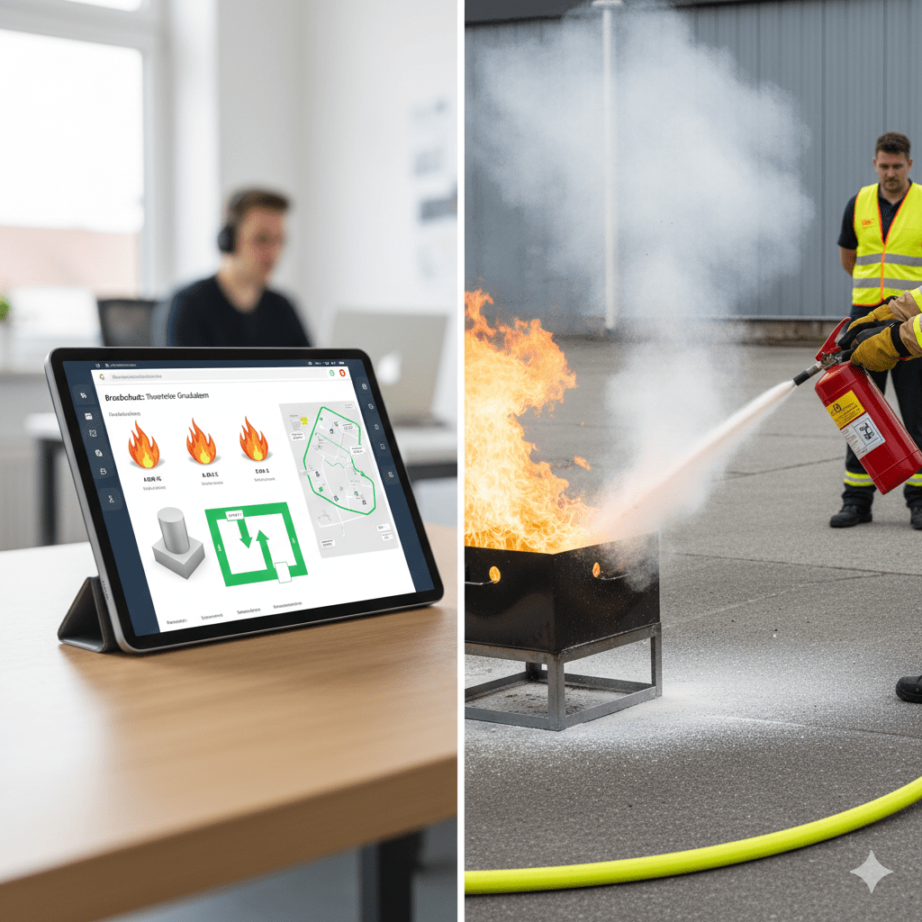 Brandschutz-Unterweisung online oder Präsenz: Was gilt?